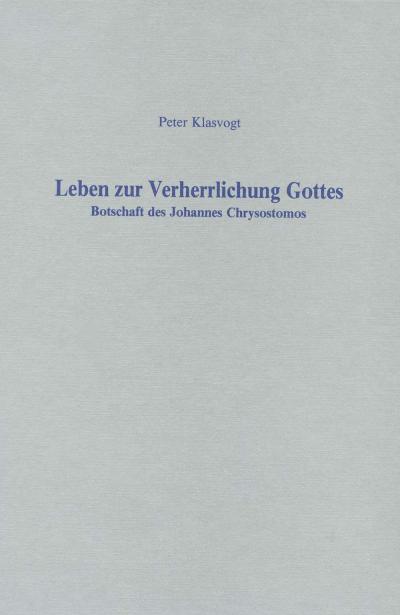 Cover von Leben zur Verherrlichung Gottes